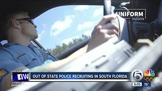 Out of state police recruiting in South Florida