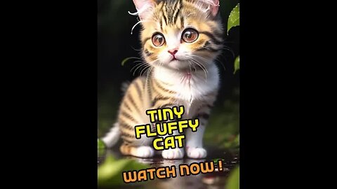 TINY FLUFFY CAT, ( AI ART, AI GENERATORS ) @MIX_IMAGI