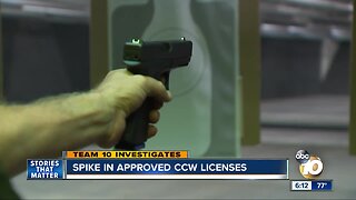 Spike in approved carry concealed weapon licenses