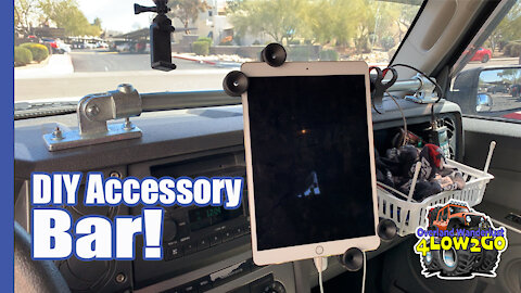 Our DIY Accessory Bar | Jeep Commander Outfitting