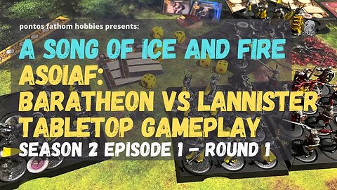 ASOIAF S2E1 - A Song of Ice And Fire Game - Season 2 Episode 1 - Baratheon vs Lannister - Round 1