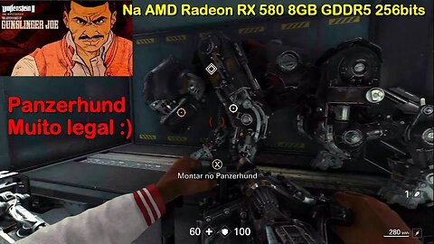 Panzerhund - Gunslinger Joe - Wolfenstein 2 The New Colossus - AMD Radeon RX 580 8GB GDDR5 256bits