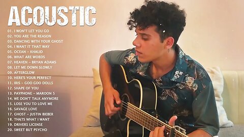 Popular Songs Acoustic Cover Acoustic 2022 Playlist Top English Love Songs Guitar Cover