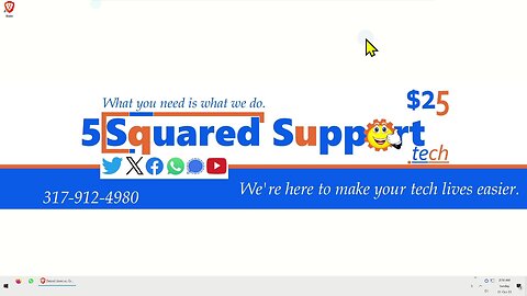 Introduction Video to 5 Squared Support | IT Tech Support for as Little as $25