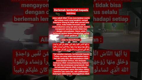 Berlemah lembutlah kepada istrimu #shorts #storyislami #istri #dakwah #rasulullahﷺ