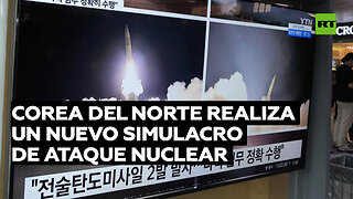 Corea del Norte realiza un nuevo simulacro de ataque nuclear táctico