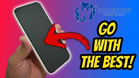 Best iPhone 15 Screen Protector is Whitestone Dome!