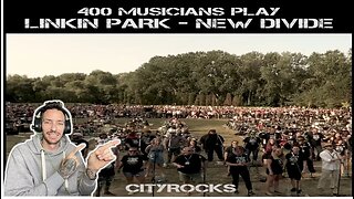 THIS WAS INCREDIBLE!!! 400 musicians play Linkin Park's New Divide in honor of Chester (REACTION)