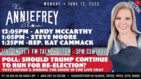 Trump Indictment, REINS Act, Flag Protocols • Annie Frey Show 6/12/23