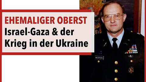 Ehem. Oberst Wilkerson zu Israel-Gaza & dem Krieg in der Ukraine@acTVism Munich🙈
