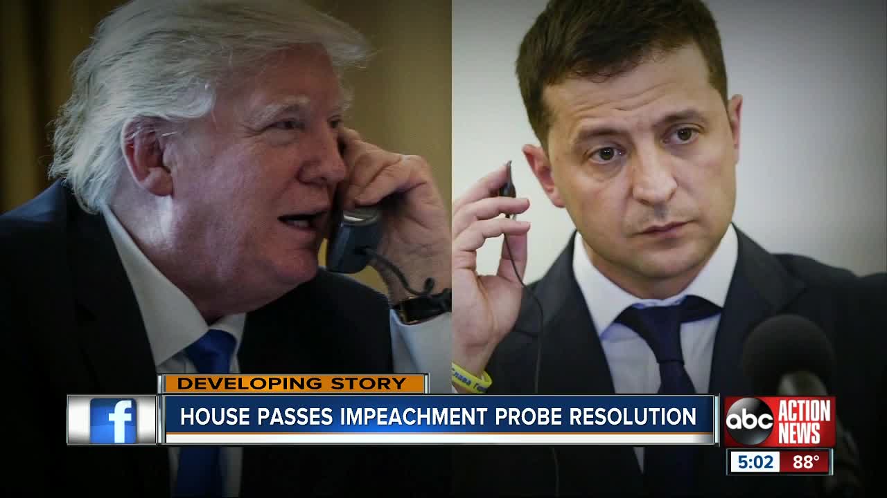 House passes impeachment probe resolution