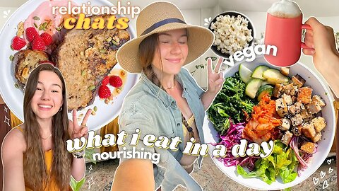 VLOG! what I eat in a day | relationship chats & car camping