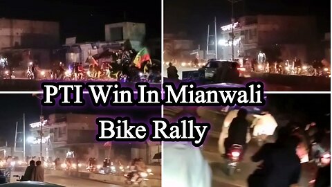 PTI Independent Candidate Winning Bike Rally