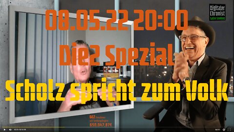 08.05.22 20:00 Uhr Direktübertragung! Die2 Spezial - Scholz spricht zum Volk