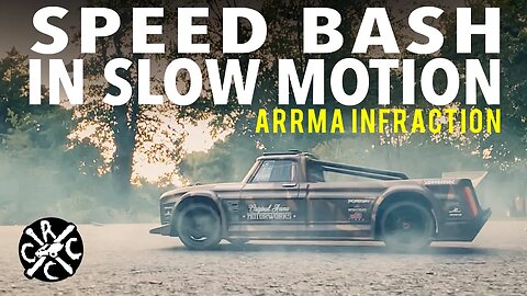 RC Speed Bash In Slow Motion - ARRMA INFRACTION on 6S