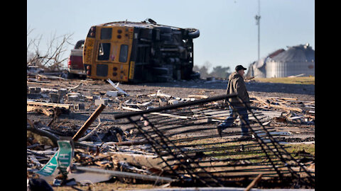 Biden Delivers Remarks in Kentucky After Viewing Aftermath of Deadly Tornadoes