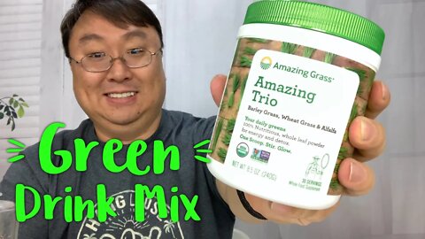Green Drink Powder with Wheat Grass, Barley Grass and Alfalfa Review