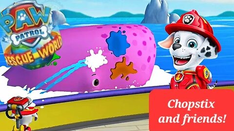 PAW Patrol Rescue World part 25 - Marshal's busy day in Adventure Bay! #chopstixandfriends #gaming
