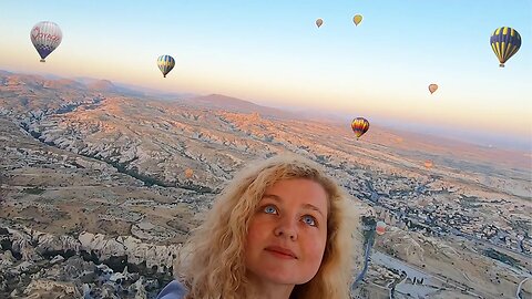 Would you ride in this hot air balloon in Cappadocia?
