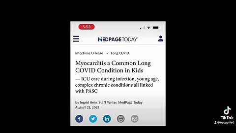 Myocarditis is The Next Pandemic