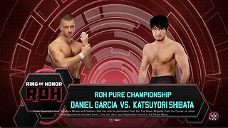 ROH Death Before Dishonor 2023 Katsuyori Shibata vs Daniel Garcia for the ROH Pure Championship