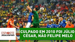 Vampeta: "culpado em 2010 foi Júlio César, não Felipe Melo"