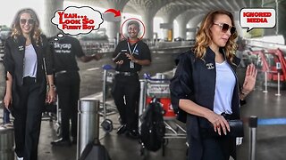 Salman Khan's Rumoured Gf Iulia Vantur Spotted At Airport