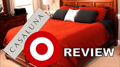 Casaluna bedding set from Target review duvet, duvet cover, jersey sheets and pillows review