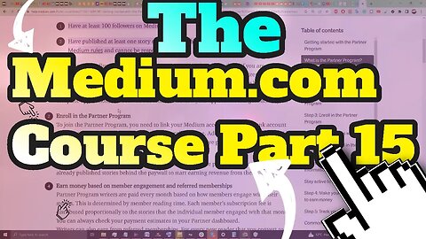 The Ultimate Medium.Com Course Part 15 Of 30 - Membership Referral And Email Subscription