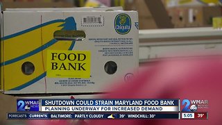 Shutdown could strain Maryland Food Bank
