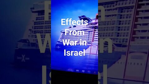 War in Israel causing cruise itinerary changes. #shortsvideo #shorts #short CRUISE NEWS TODAY