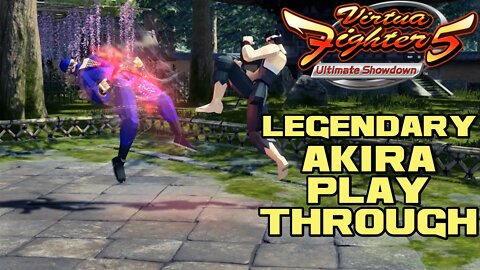 👊🏻🤼💪🏻 Virtua Fighter 5 Ultimate Showdown - Legendary Akira Playthrough - PlayStation 4 💪🏻🤼👊🏻 😎Benjamillion