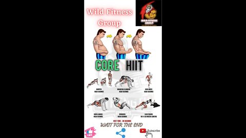 🔥Core HIIT🔥#shorts🔥#viralshorts🔥#fitnessshorts🔥#wildfitnessgroup🔥