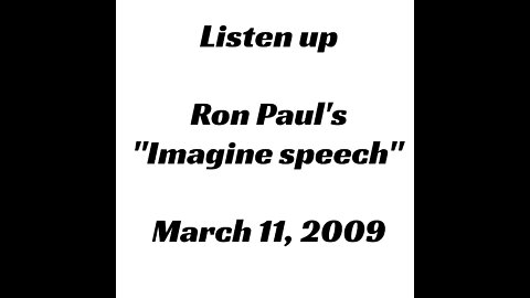 LISTEN TO RON PAUL, HE WASN'T BULLSHITTING YOU!!!