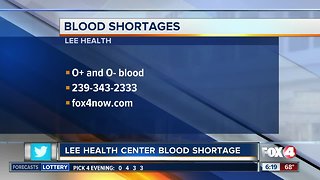 O-blood type donors needed in Lee County