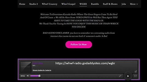 introducing WGKR Greattimes Karaoke Radio.