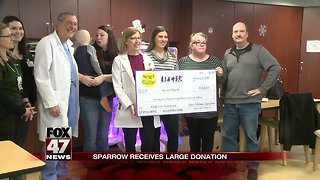 Sparrow Hospital receives large donation