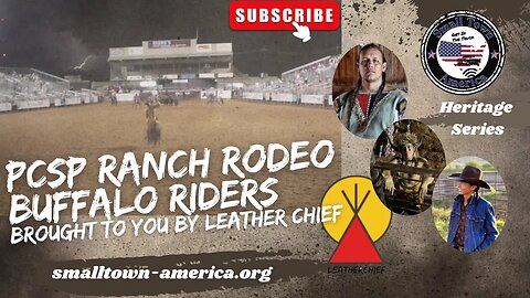 The Buffalo Riders of Parker County brought to you by Leather Chief PCSP Ranch Rodeo #BuckingBuffalo