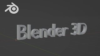 Text to Mesh in Blender 3D