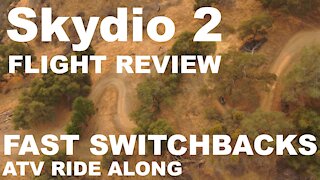 Skydio 2: Must Have! - Fast Switchbacks - ATV Ride Along (4K)