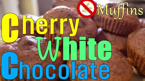 Gluten Free Muffins - White Chocolate Cherry
