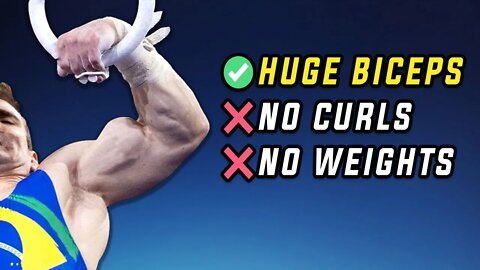 Top 5 Gymnast BICEPS Exercises ANYONE Can Do (NO CURLS!)