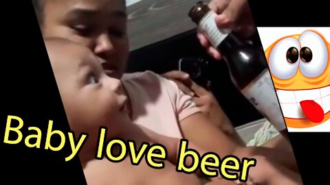 Baby love beer