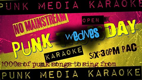 Punk Rock Open Mic & Karaoke Night: Unleash Your Inner Rebel! 🎸🎤