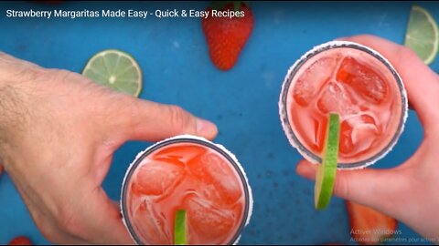 Strawberry Margaritas Made Easy