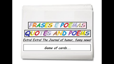 Funny news: Game of cards... [Quotes and Poems]