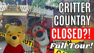 Critter Country Last Look Before Closure [4K 60fps] | Disneyland Tour | MagicalDnA