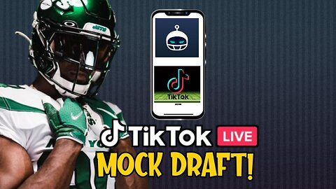 Drafting for Dominance: Half PPR Mock Draft on TikTok Live