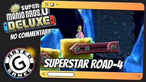 Superstar Road-4 | Hammerswing Caverns (ALL Star Coins) New Super Mario Bros U Deluxe
