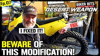 DRZ400E - New Tool Tube & FIX - Ep.07!